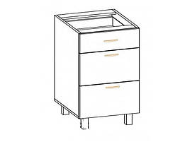 Нижня тумба в кухню з МДФ 60НШ Паула Меблі Сервіс