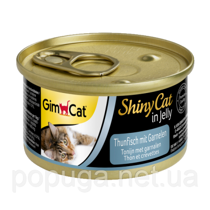 Консерви Gimpet ShinyCat Тунець з креветками, 70 г