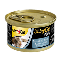 Консервы Gimpet ShinyCat Тунец с креветками, 70 г