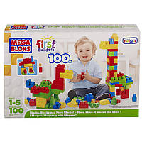 Mega Bloks First Builders 100 Block Set ,Первый конструктор 100 блоков