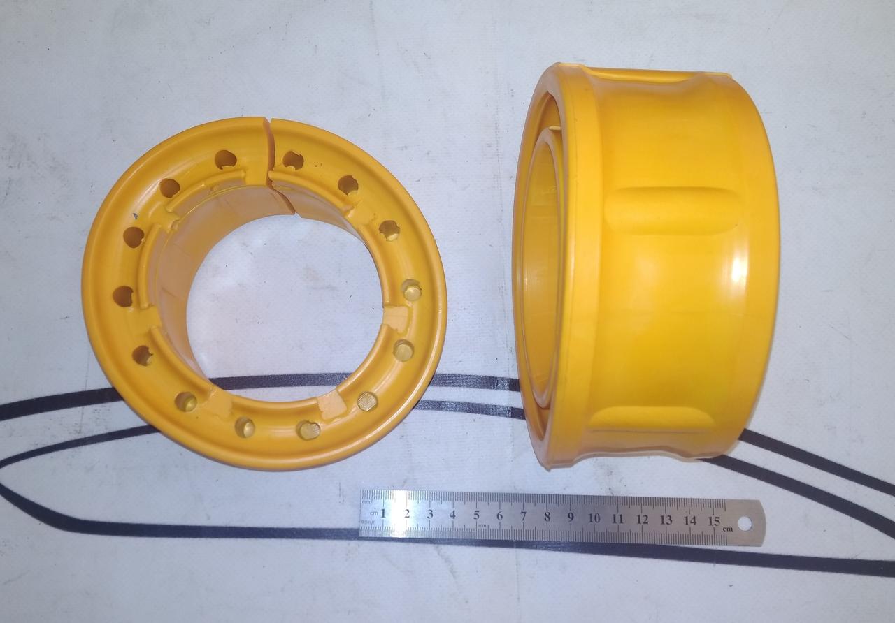 Автобаферы (проставки в пружину) (размер B 5,5см) желтые - фото 2 - id-p787666446