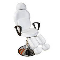 Педикюрное кресло для педикюра на гидравлике для салона красоты/ ножки раздельные/ съемный подголовник
