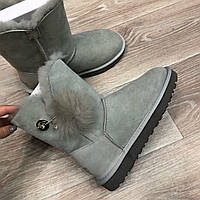 Угги Оригинал! Женские серые замш булавка ugg Australia Original 40р25.5см