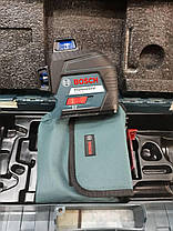 Лазерний рівень Bosch GLL 3-80 Professional красний луч 3 360 градусів,пластиковий чемодан, фото 3