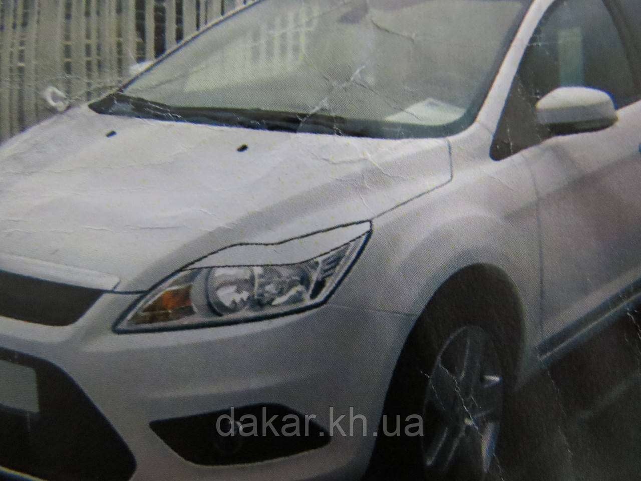 Реснички Ford Focus 2+ 2008-2010 Spirit для автомобильных фар Форд Фокус 2+ - фото 2 - id-p64774061