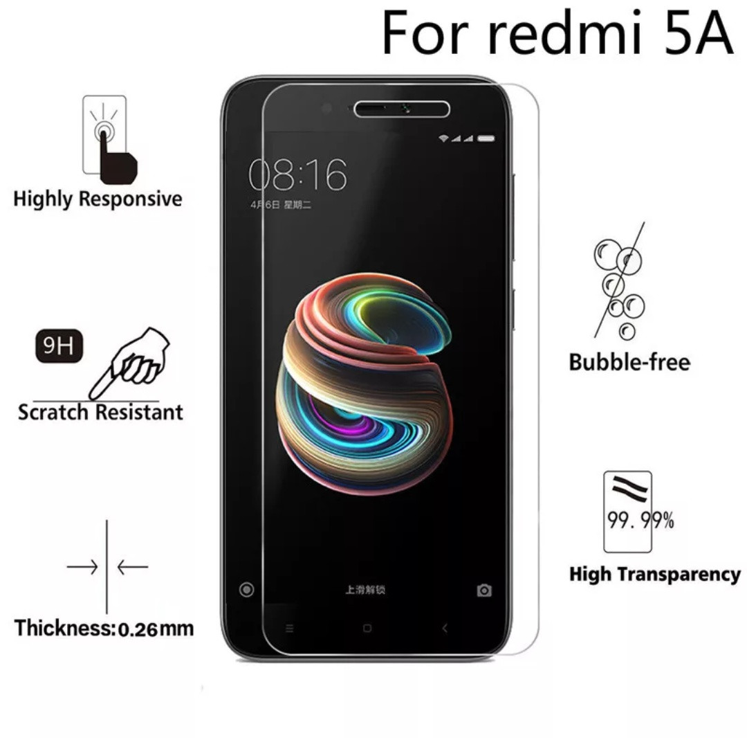Захистне закалене скло для смартфону Xiaomi redmi 5A