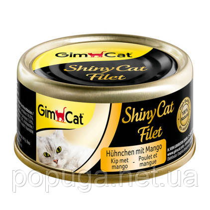 Консерви Gimcat ShinyCat Filet Курча з манго, 70 г