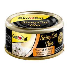 Консерви Gimcat ShinyCat Filet Тунець із гарбузом, 70 г