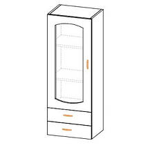 Пенал малий в кухню з МДФ ПМ Паула Меблі Сервіс