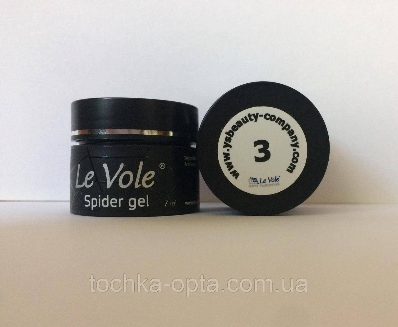 Гель-павутинка Spider gel Le Vole 03 срібло 7 мл