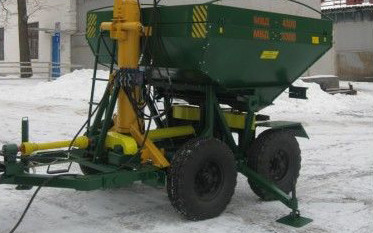 Розкидач добрив МВД-3300, Діапазон, фото 1