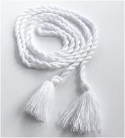 Пояс до вишиванки білий 160 см