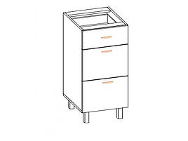 Нижня тумба в кухню з МДФ 40НШ Паула Меблі Сервіс