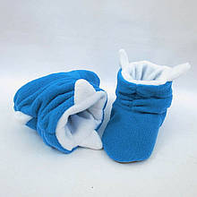 Капці «Коти» блакитно білі