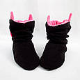 Хатні капці "Чертики" чорно-рожеві, фото 6