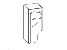 Вітрина Навісна в кухню з МДФ 30ВВ Паула Меблі Сервіс