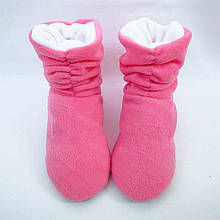 Капці черевики рожево-білі