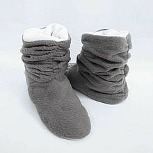 Хатні капці черевики сіро-білі