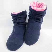 Хатні капці черевики сині рожеві