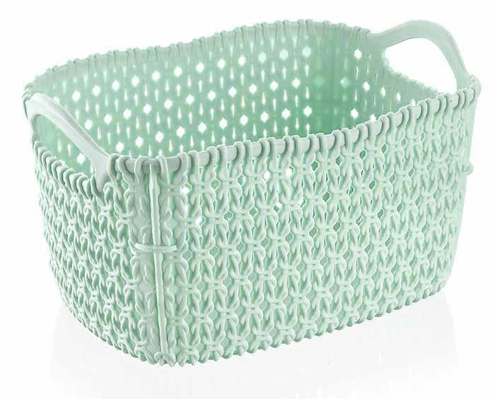 Кошик для зберігання Tuffex Knit 4 л TP-4202-3 м'ятний, фото 1
