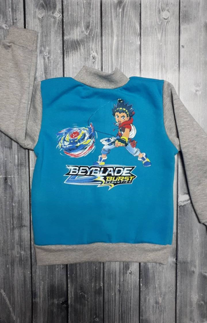 Дитяча тепла кофта на хлопчика "Beyblade"