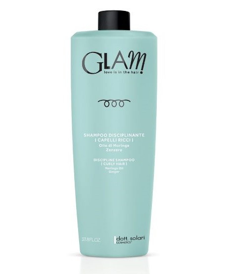 Шампунь дисциплінуючий для кучерявого волосся Dott. Solari Glam Discipline Shampoo 1000 ml