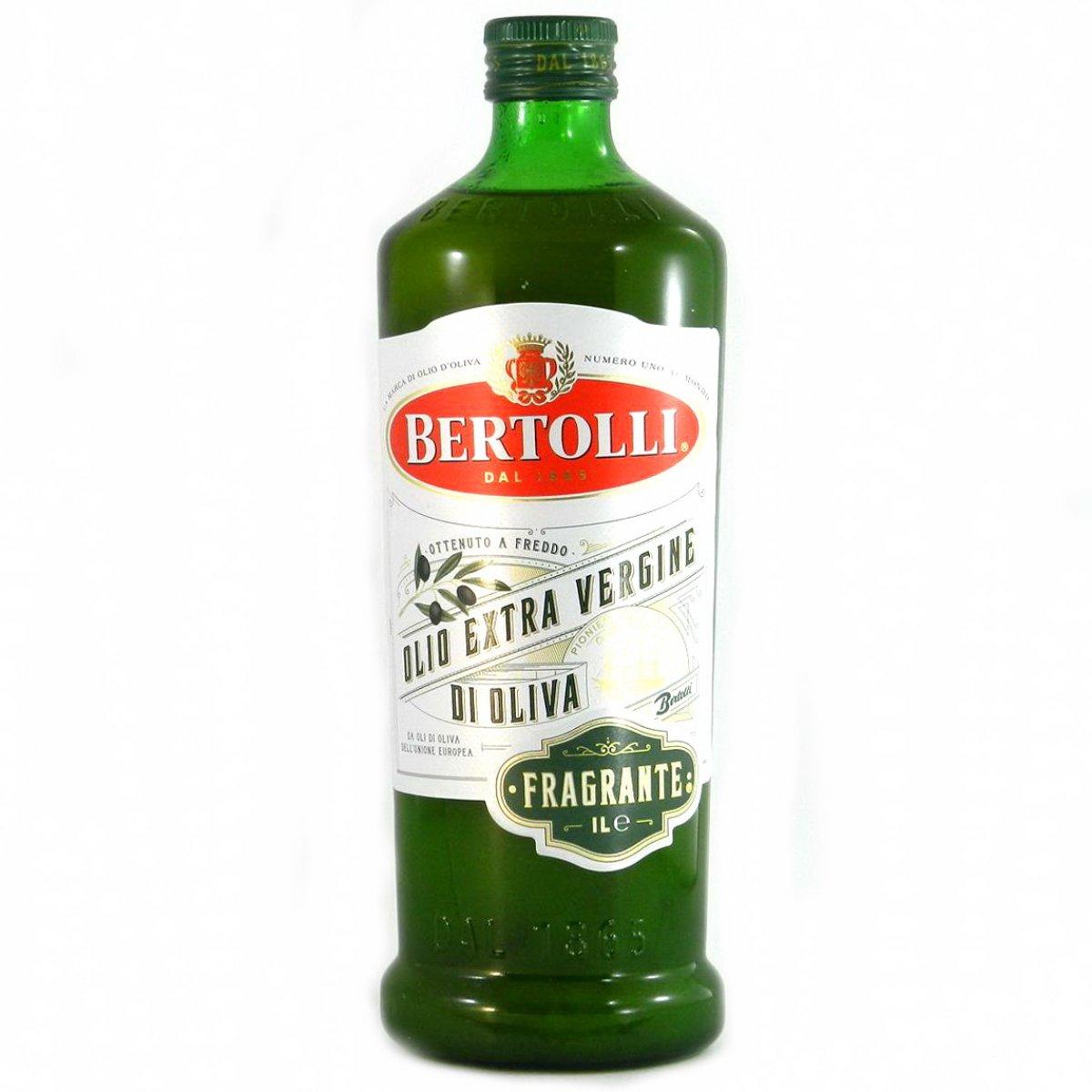 Натуральна олія оливкова першого холодного пресування Bertolli Olio Extra Virgin di Oliva Fragrante, 1 л Італія
