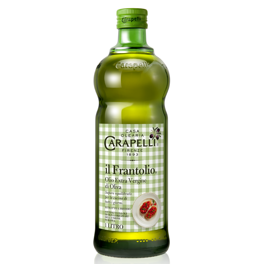 Оливкова олія першого холодного пресування для салатів Carapelli il Frantolio, 1 л Італія