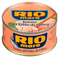 Тунець (консерва) цільними шматочками в оливковій олії Rio Mare, 80г, Італія