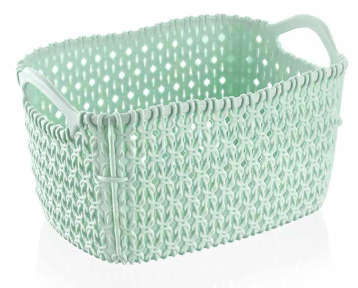 Кошик для зберігання Tuffex Knit 17 л TP-4204-3 м'ятний, фото 1