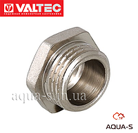 Пробка резьбовая Valtec DN 1/2" латунная никелированная (Италия) VTr.583.N.0004