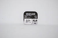 Батарейка для часов Maxell SR616SW (321) 1.55V 16mAh 6.8x1,65mm Серебрянно-цинковая