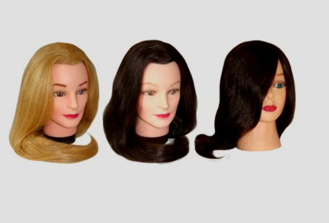 Голова навчальна (натуральні волосся).