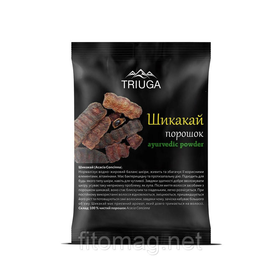 Аюрведичний порошок ШИКААЙ 50 г маска для волосся