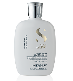 Безсульфатний шампунь для блиску волосся Alfaparf Milano Semi Di Lino Diamond Illuminating Low Shampoo 250 ml