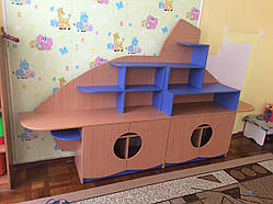 Дитяча ігрова стіна для іграшок Design Service Кораблик (358)