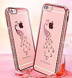 Чохол з візерунком павича і стразами для Xiaomi Redmi 4A, фото 6