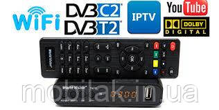 Цифровий Т2 тюнер WorldVision T62D+ інтернет+Youtube+ AC3