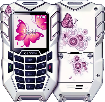 Oinom LM138, IP67, MP3/MP4, Bluetooth, електронні книги, дисплей 1.55", протиударний жіночий телефон