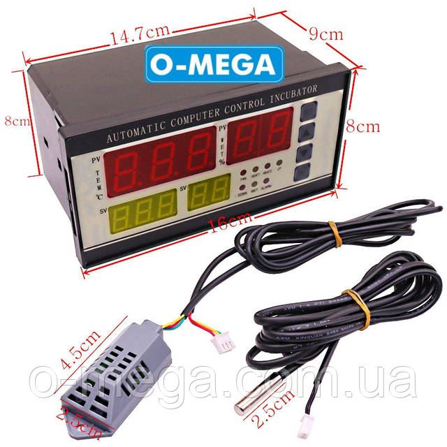 XM-18 устройство переворота лотков, регулятор температуры и