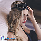 Маска для сну Silenta Котик, black, фото 5