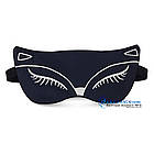Маска для сну Silenta Котик, dark blue, фото 2