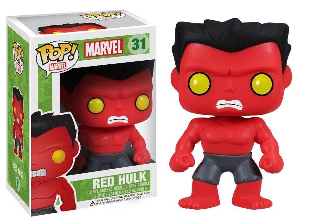 Фігурка Халк Red Hulk Funko Pop MARVEL 10см hulk 31, фото 1