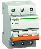 Автоматический выключатель BA63 3P 25А Schneider Electric