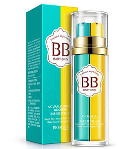 Двофазний Bioaqua BB Cream + Primer база під макіяж Natural Flawless Baby Skin No 2 (Ivory)