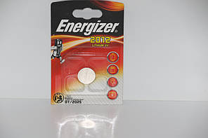 Батарейка для годинників Energizer CR2012 3V 38mAh літійовий, 5 шт.