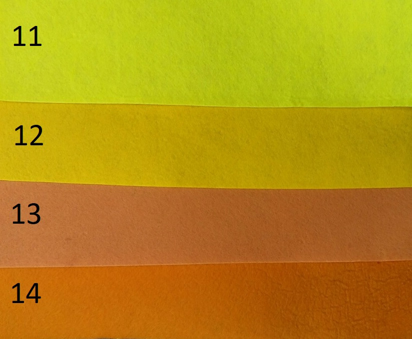 Заготовки для творчості - кольоровий фетр, 1 мм, 20х30 см., 9 грн.