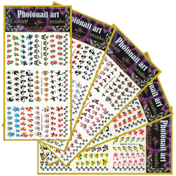 Наклейки для Нігтів Водні Потрійні PhotonailArt, Angevi. Код 1364 Наклейки для Нігтів PhotonailArt Водні Різнокольорові, Велика Потрійна Пластина Angevi, Слайдери для нігтів, Фото Дизайн для Манікюру, nail art (нейл-арт), Слайдер Дизайн, фото наклейки для швидкого красивого дизайну нігтів, за оптовими цінами, замовити та купити дешево оптом, дрібним оптом через інтернет магазин https://opt21.com з доставкою по всій Україні від Компанії Маргарита місто Дніпро