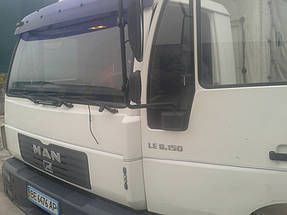 Изготовление и замена лобового стекла на грузовике MAN LE 8.150, L 2000 в Никополе (Украина) 1
