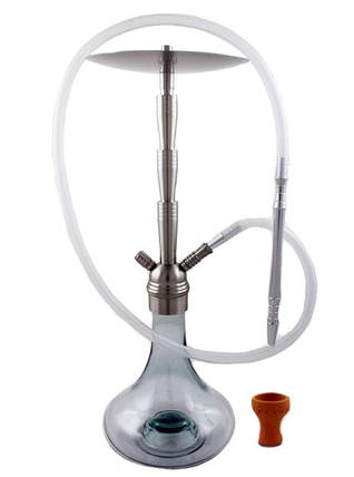 Кальян Hookah HS-01 висота 67 см на 1 персону прозорий, фото 2